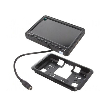Afișaj TFT 7 inch 800x480 Negru 12VDC | Electronic-mag.ro | Componente Electronice