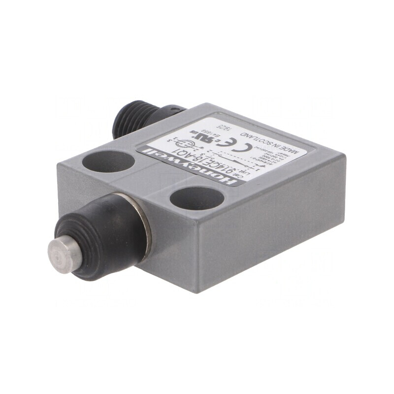 Limitator cursă bolţ Ø7mm SPDT 3A 250VAC terminal M12 | Electronic-mag.ro | Componente Electronice