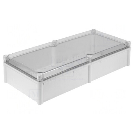 Carcasă Universală Gri IK08 PC 278x558x130mm | Electronic-mag.ro | Componente Electronice
