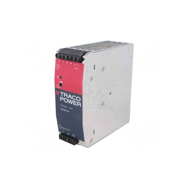 Alimentator Pulsatoriu pentru Șină DIN 240W 24V 10A | Electronic-mag.ro | Componente Electronice