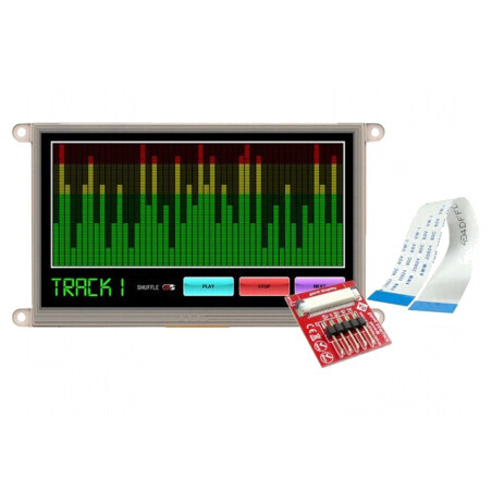 Afișaj TFT 7" 800x480 32kBRAM 192kBFLASH | Electronic-mag.ro | Componente Electronice