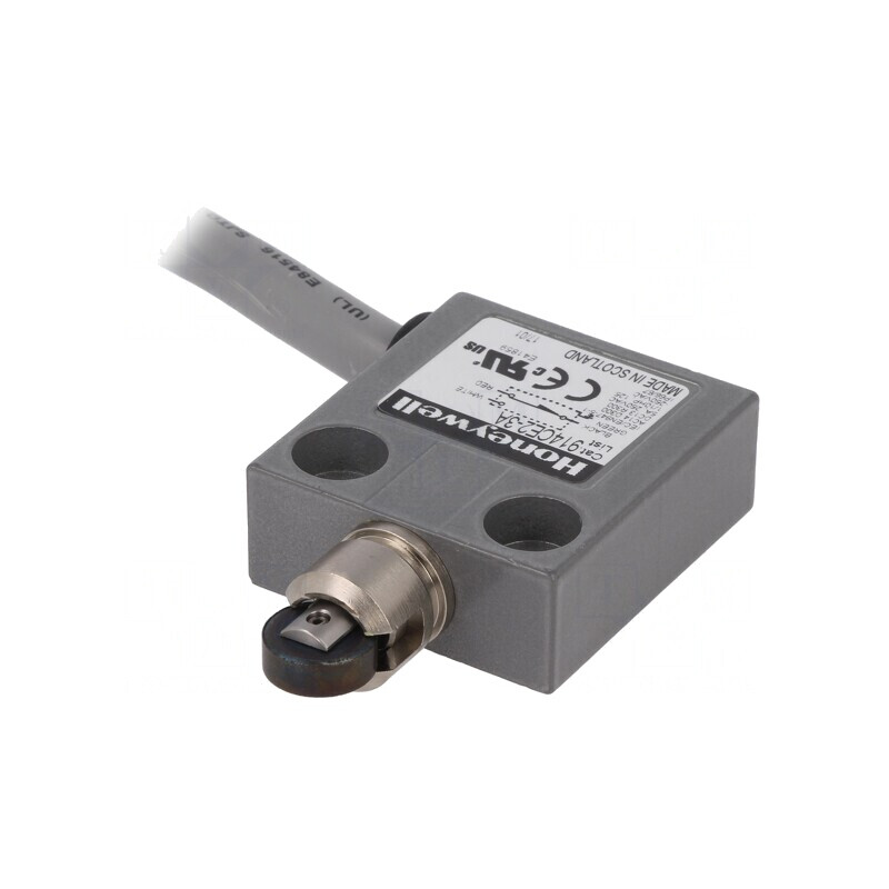 Limitator Cursă Rulou Metalic 12.4mm SPDT 5A | Electronic-mag.ro | Componente Electronice