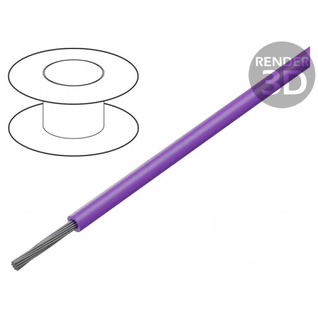 Cablu EcoGen EcoWire HookUp Wire 20AWG Violet | Electronic-mag.ro | Componente Electronice