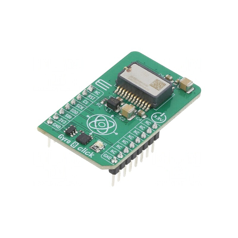 GYRO 8 CLICK - Placă Prototip Giroscop SPI 3,3VDC | Electronic-mag.ro | Componente Electronice