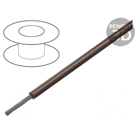 Cablu EcoWire 1mm2 Cu Maro 600V | Electronic-mag.ro | Componente Electronice