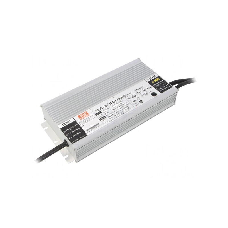 Alimentator LED 480W IP65 HLG-480H-C1750AB | Electronic-mag.ro | Componente Electronice