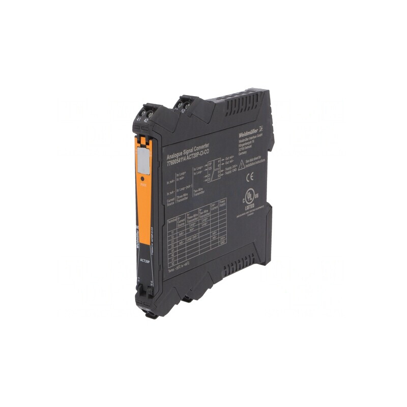 Adaptor de Semnale Analogice pentru Șină DIN 0-20mA, 4-20mA | Electronic-mag.ro | Componente Electronice