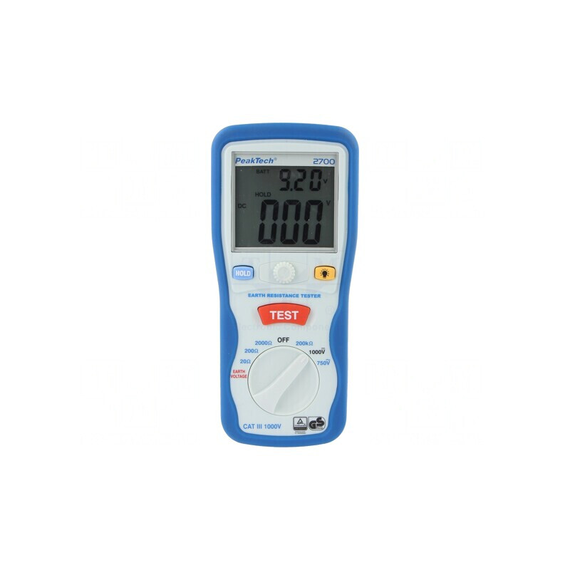 Aparat de Măsură a Rezistenței Prizei de Pământ LCD 1-750V | Electronic-mag.ro | Componente Electronice