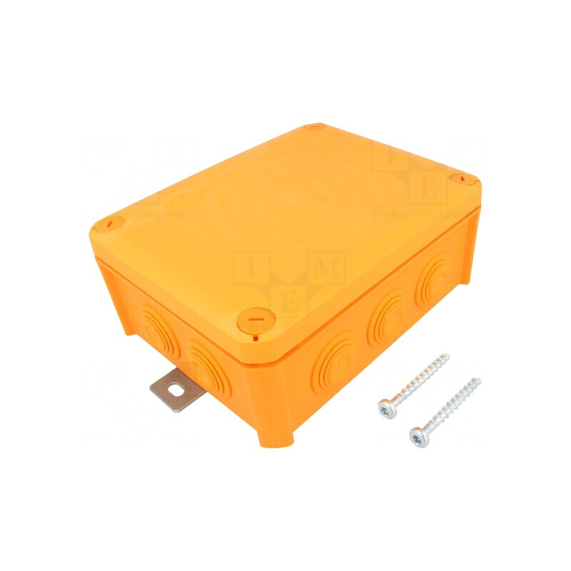 Cutie de Conexiuni Portocalie 150x190x77mm | Electronic-mag.ro | Componente Electronice Cutie de Conexiuni Portocalie 150x190x77mm | Electronic-mag.ro | Componente Electronice