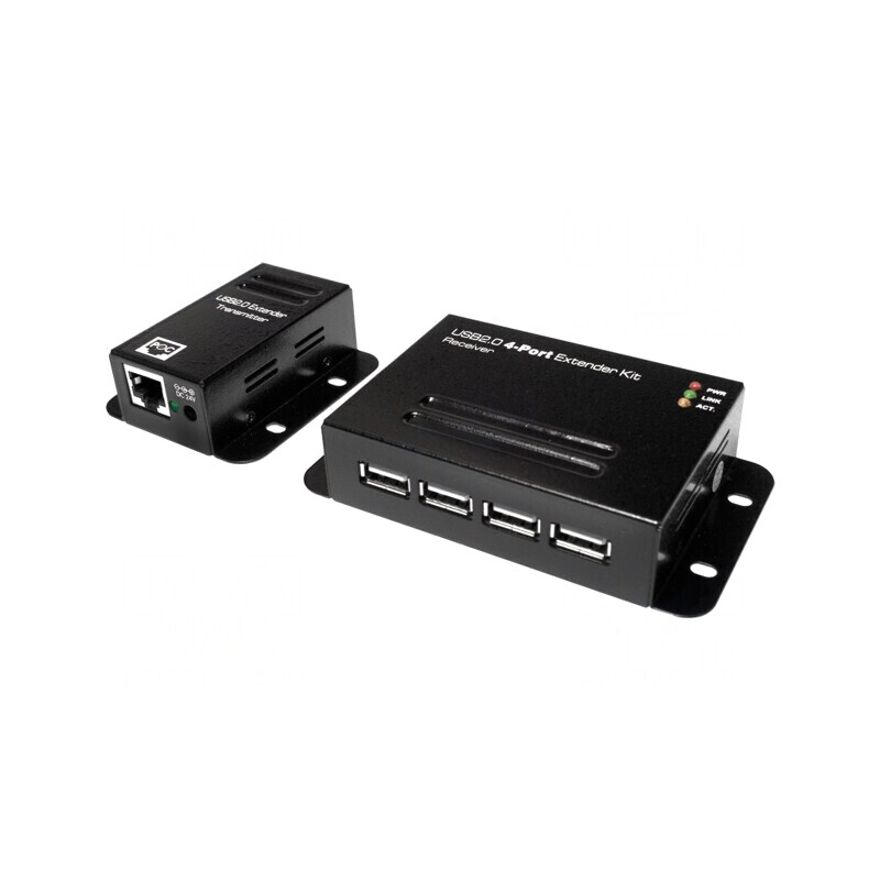 Extender USB 50m Negru Cat 5e/6 | Electronic-mag.ro | Componente Electronice