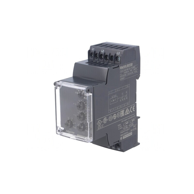 Releu Monitorizare Tensiune Şină DIN IP30 RM35UB330 | Electronic-mag.ro | Componente Electronice