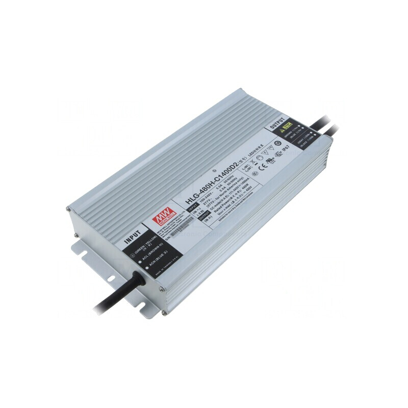 Alimentator LED 480W HLG-480H-C1400D2 | Electronic-mag.ro | Componente Electronice