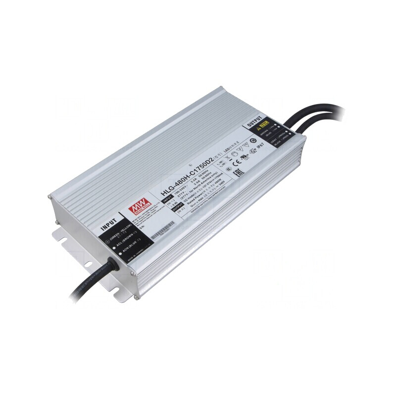 Alimentator LED 480W 137-274VDC 127-431VAC | Electronic-mag.ro | Componente Electronice