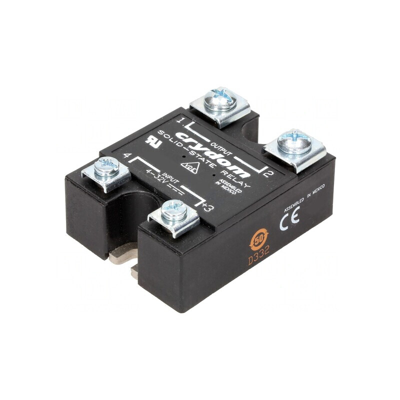 Releu Semiconductor 1-Fazat 125A 48-660VAC 4-32VDC | Electronic-mag.ro | Componente Electronice