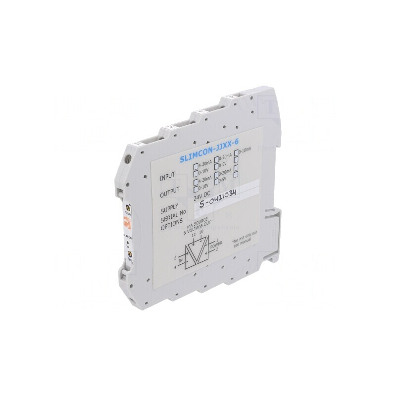 Adaptor de Semnale Analogice pentru Șină DIN 18-30VDC 0-55°C | Electronic-mag.ro | Componente Electronice