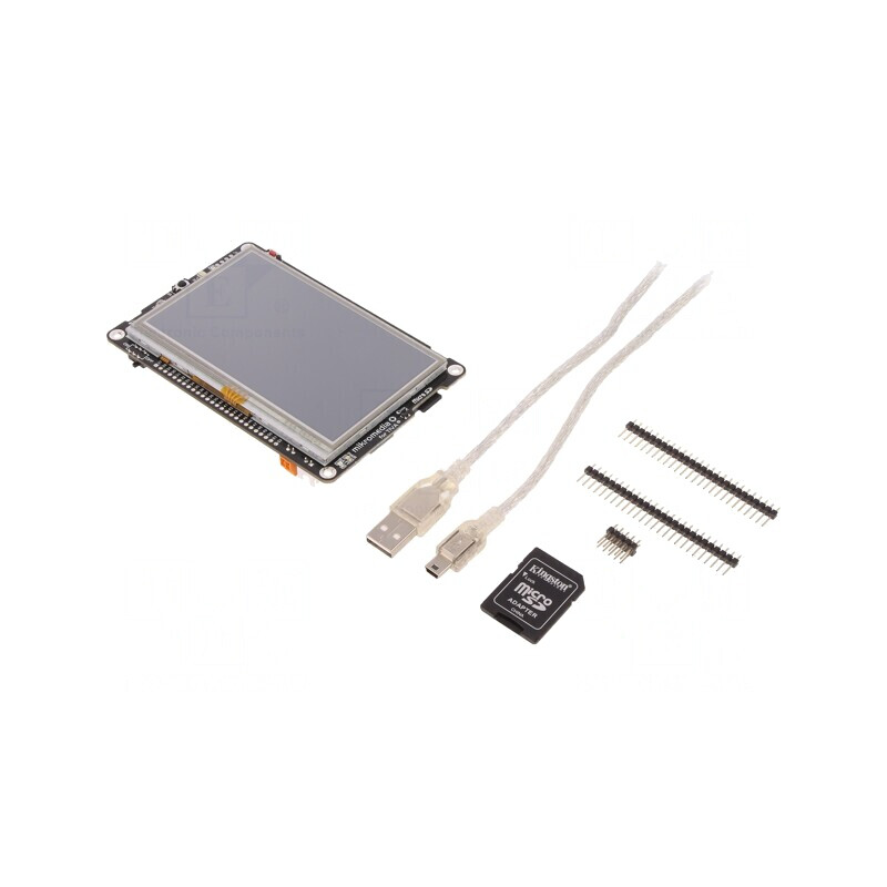 Display TFT 4.3" 480x272 cu Controler FT810 și Microcontroller TM4C123GH6PGEI, Mikromedia Plus for Tiva | Electronic-mag.ro | Co