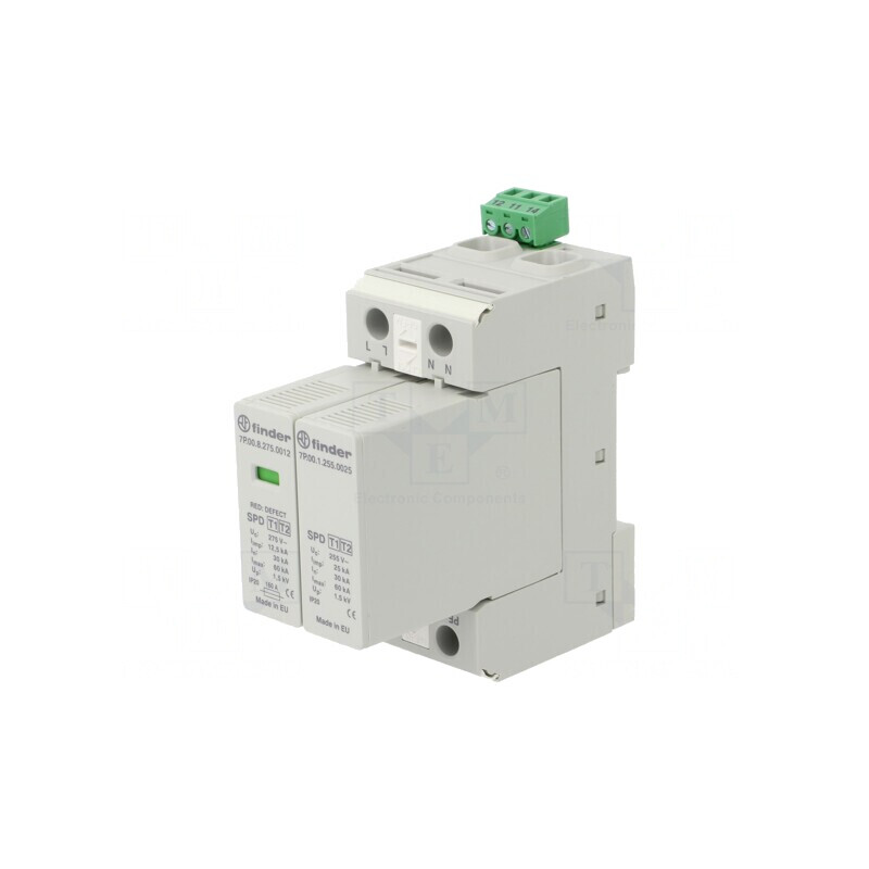 Limitator de Supratensiuni Tip 1 2 Poli 50kA 1 NPE | Electronic-mag.ro | Componente Electronice
