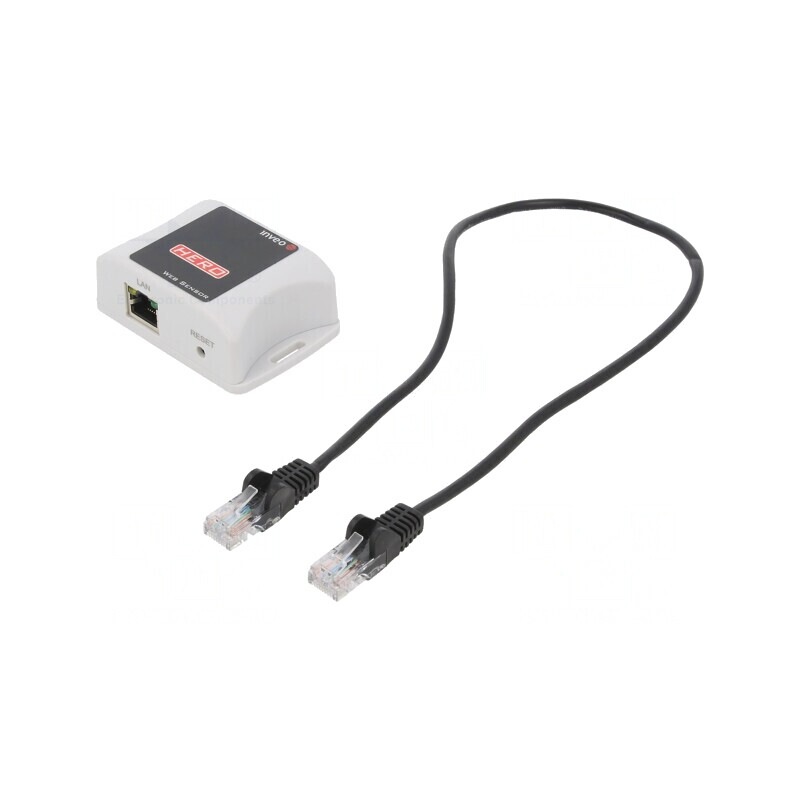 Termometru și Higrometru Digital HERO WEB SENSOR 12-24VDC LAN | Electronic-mag.ro | Componente Electronice