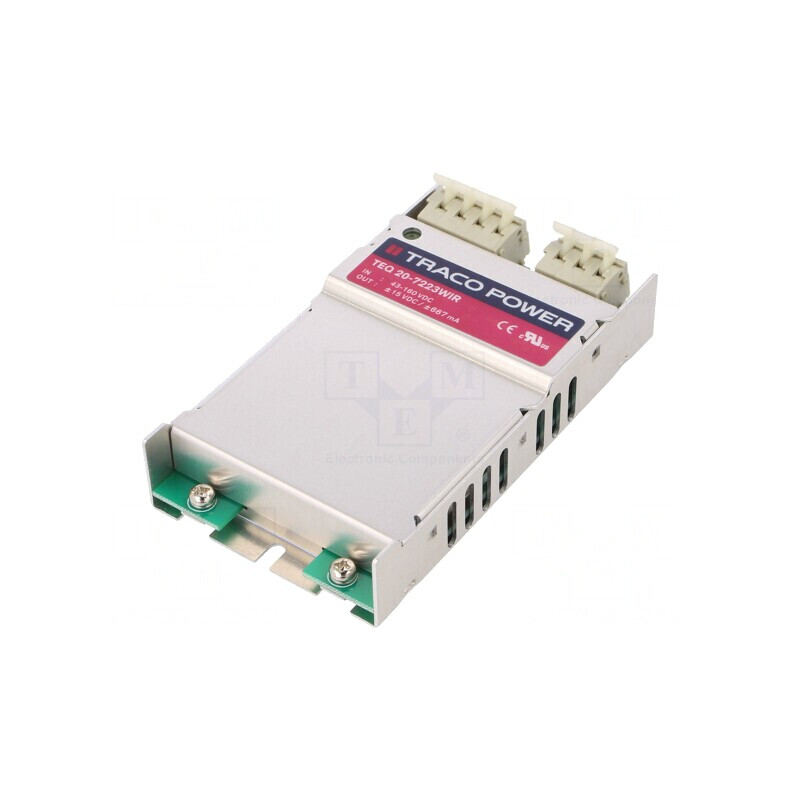 Convertor DC/DC 20W 43-160V la 15V/-15V | Electronic-mag.ro | Componente Electronice