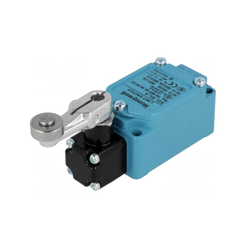 Limitator cursă manetă 38mm rolă metalică 17.5mm NO NC | Electronic-mag.ro | Componente Electronice