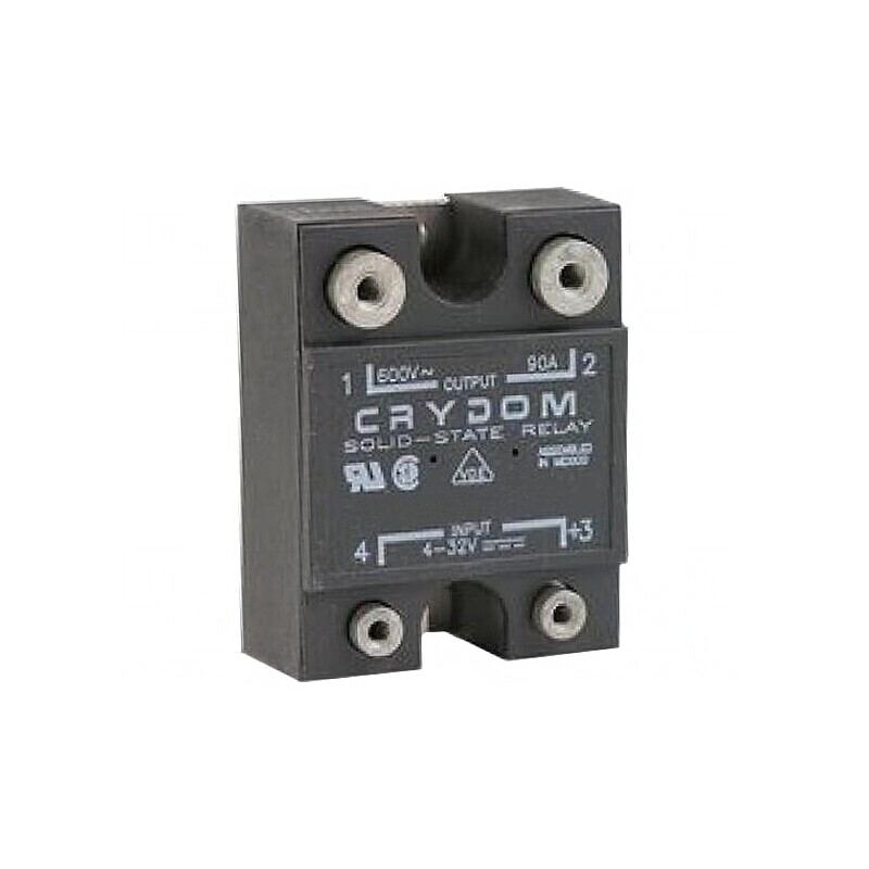 Releu Semiconductor 1-Fazat 90A 48-660VAC 4-32VDC | Electronic-mag.ro | Componente Electronice