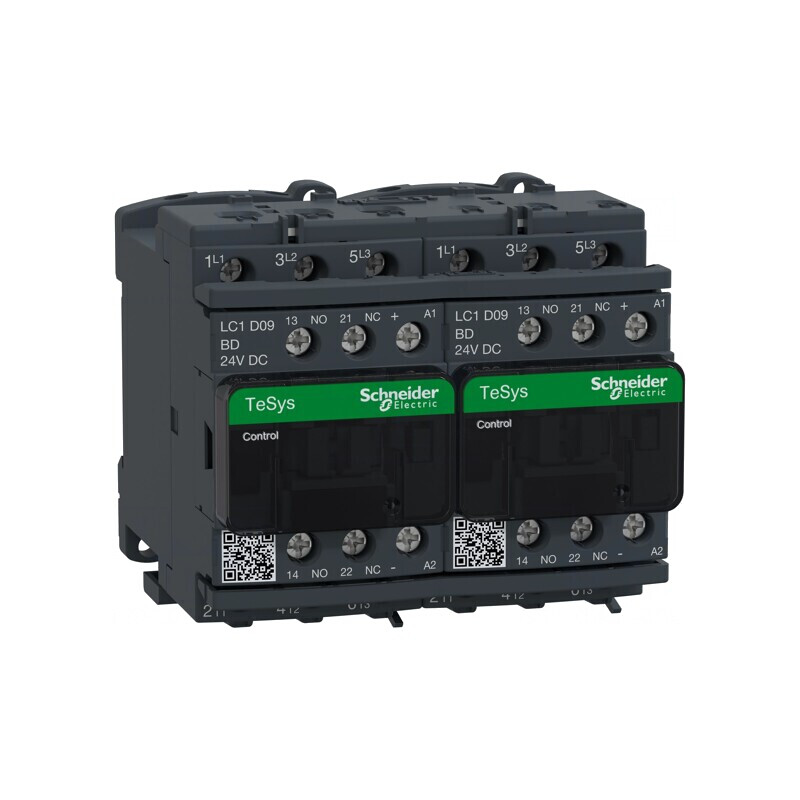 Contactor Reversibil 3 Poli 24VDC 9A TeSys D | Electronic-mag.ro | Componente Electronice Contactor Reversibil 3 Poli 24VDC 9A TeSys D | Electronic-mag.ro | Componente Electronice