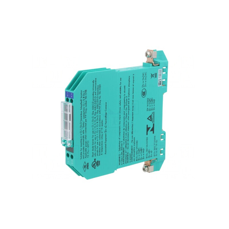 Adaptor Barieră Zener pentru Șină DIN -20÷60°C | Electronic-mag.ro | Componente Electronice Adaptor Barieră Zener pentru Șină DIN -20÷60°C | Electronic-mag.ro | Componente Electronice