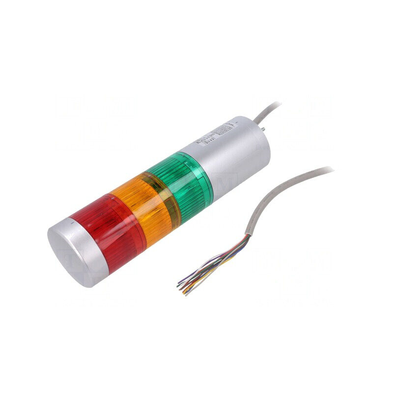 Coloană Semnalizare LED Roșu/Ambră/Verde | Electronic-mag.ro | Componente Electronice