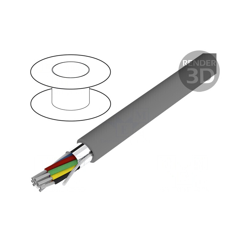Cablu Ecranat Alpha Essential 9x22AWG PVC | Electronic-mag.ro | Componente Electronice