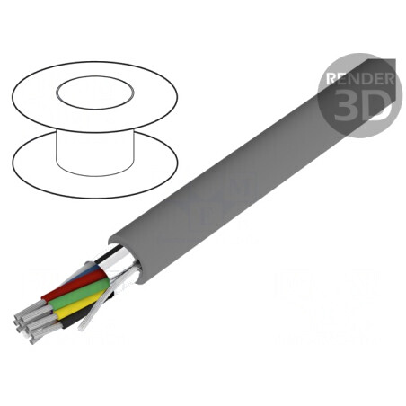 Cablu Ecranat Alpha Essential 9x22AWG PVC | Electronic-mag.ro | Componente Electronice