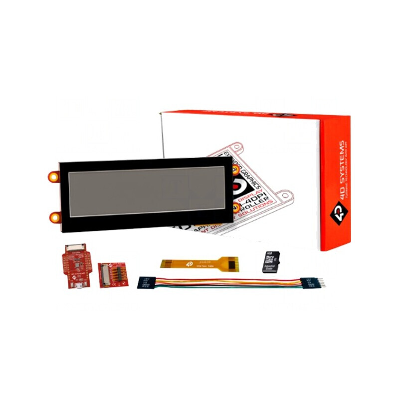 Afișaj TFT 3.9" 480x128 cu Interfață GPIO/I2C | Electronic-mag.ro | Componente Electronice
