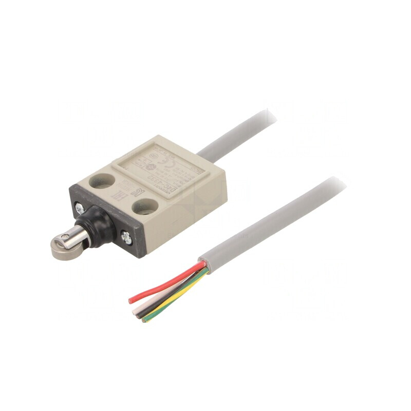 Limitator de Cursă cu Rola Metalică Ø12mm NO/NC D4C-4332 | Electronic-mag.ro | Componente Electronice