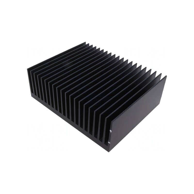Radiator Negru cu Aripioare 250mm | Electronic-mag.ro | Componente Electronice
