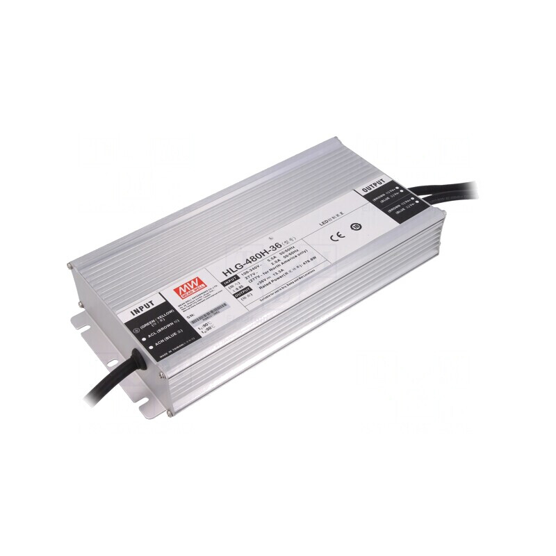 Alimentator LED 480W 36V 13.3A IP67 | Electronic-mag.ro | Componente Electronice