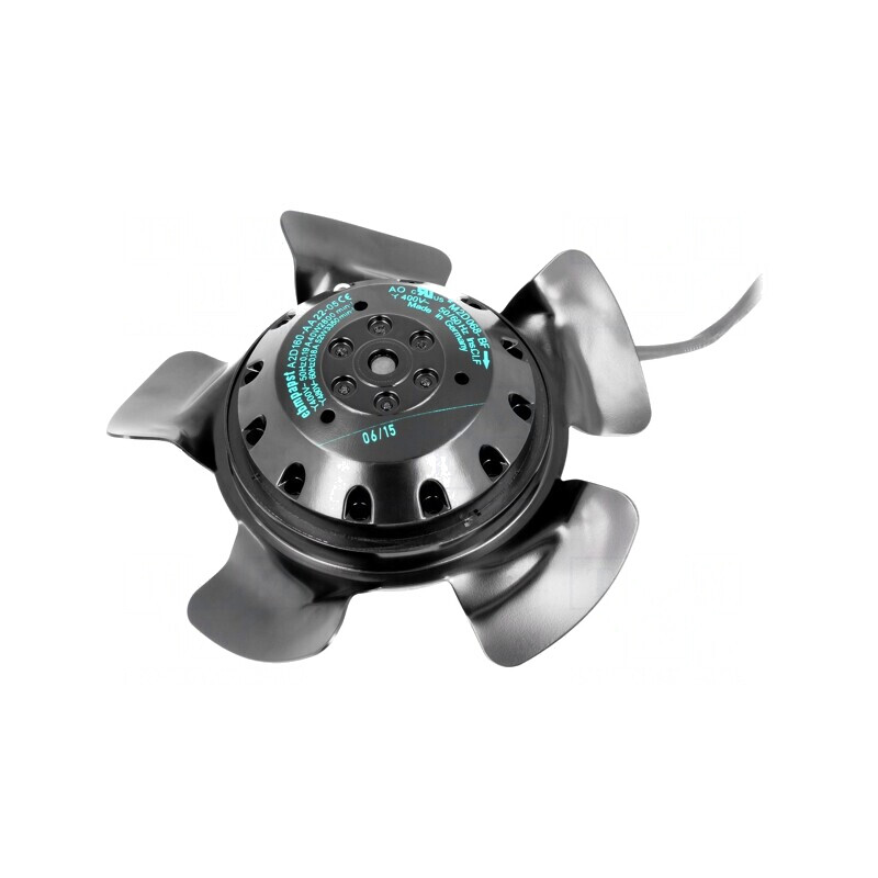 Ventilator AC axial 400VAC Ø161x62.5mm 335m3/h IP44 | Electronic-mag.ro | Componente Electronice