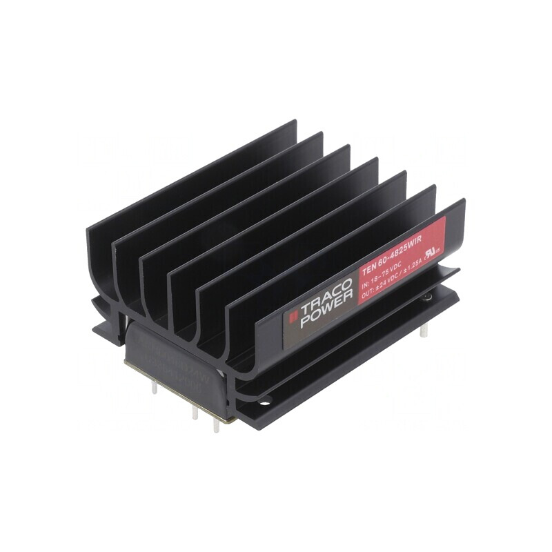 Convertor DC/DC 60W 36-75V la 24V/-24V | Electronic-mag.ro | Componente Electronice