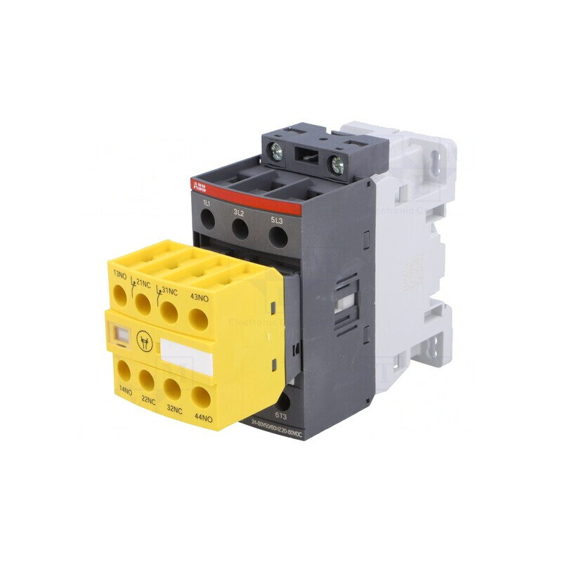 Contactor 3P 26A cu 2NC și 2NO Auxiliare | Electronic-mag.ro | Componente Electronice