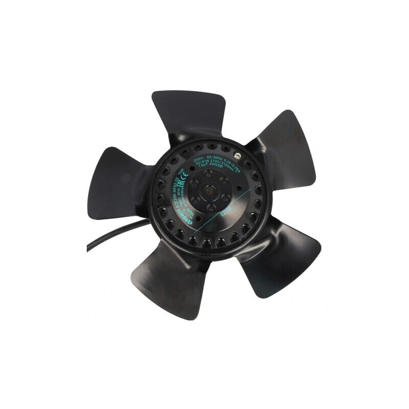 Ventilator Axial AC 230V 195mm 740m3/h | Electronic-mag.ro | Componente Electronice