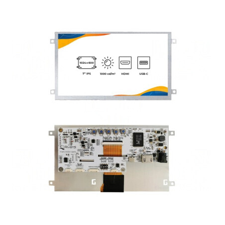 Display TFT 7" 1024x600 LED RGB | Electronic-mag.ro | Componente Electronice