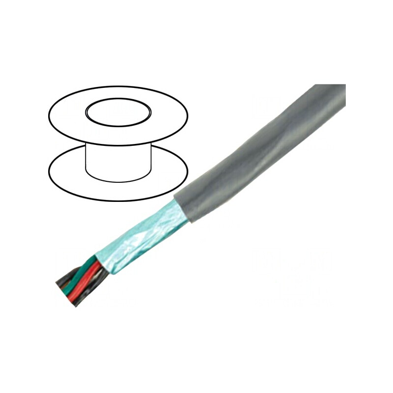 Cablu Pro-Tekt Ecranat 1x2x22AWG Cupru Cositorit | Electronic-mag.ro | Componente Electronice