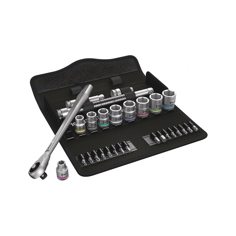 Set Chei Tubulare 3/8 Zyklop 29 Bucăți | Electronic-mag.ro | Componente Electronice