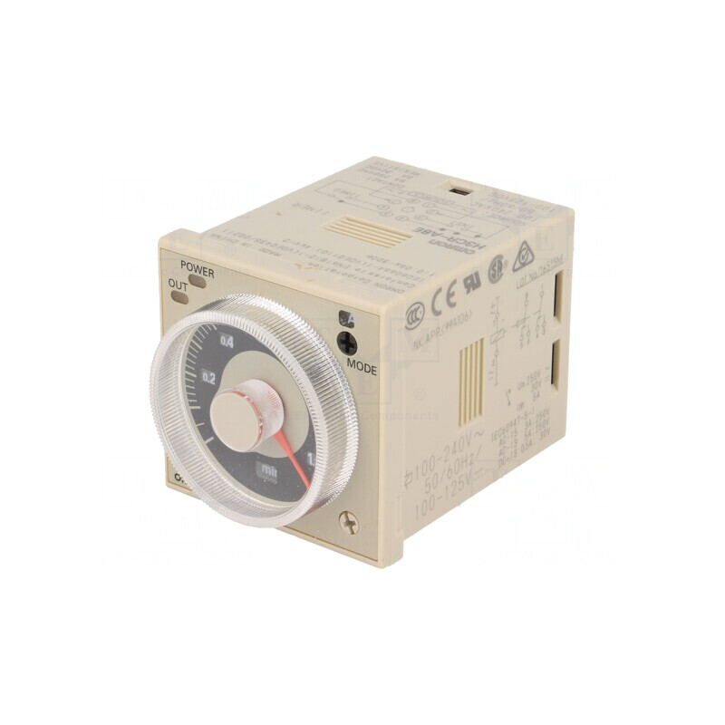 Timer Programabil SPDT 250VAC/5A 100-240VAC 100-125VDC | Electronic-mag.ro | Componente Electronice