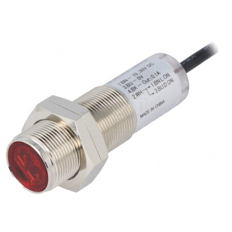Senzor Fotoelectric PNP 0-0.8m 100mA | Electronic-mag.ro | Componente Electronice