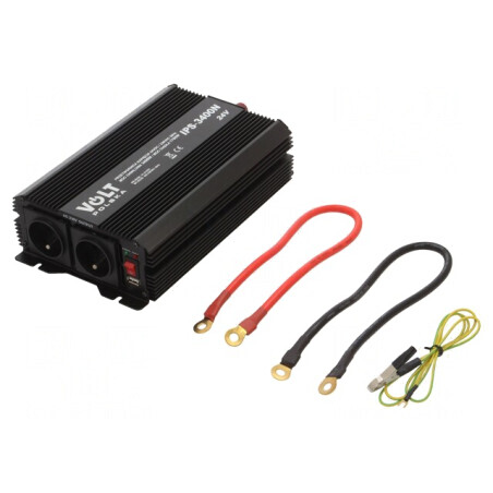 Convertor DC/AC 1700W 230V 21-31V 280x162x70mm | Electronic-mag.ro | Componente Electronice