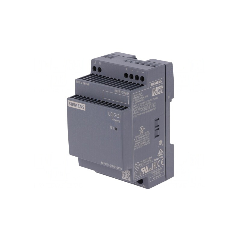 Alimentator DIN 30W 5V 6,3A IP20 | Electronic-mag.ro | Componente Electronice
