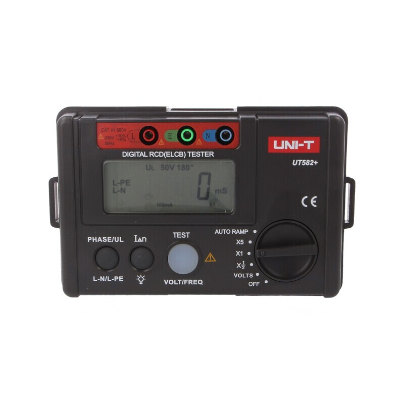 Tester RCD LCD UT582 10mA-500mA 30-600V | Electronic-mag.ro | Componente Electronice