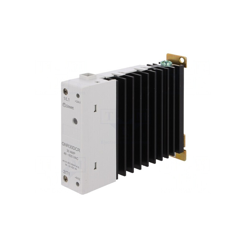 Releu Semiconductoare 30A 1-Fazat 48-600VAC | Electronic-mag.ro | Componente Electronice