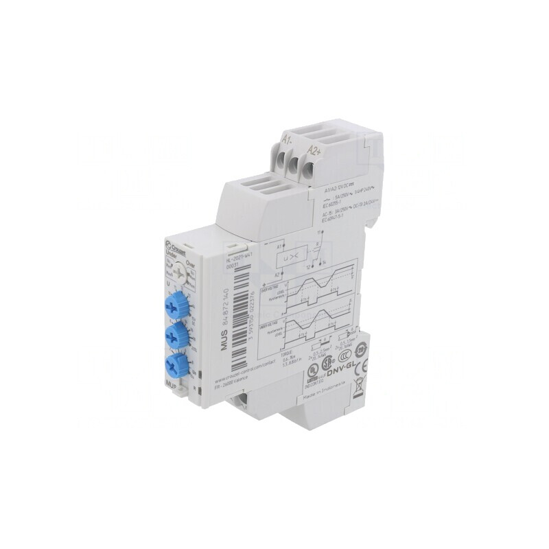 Releu Monitorizare Tensiune 12VDC SPDT 0,1-10s | Electronic-mag.ro | Componente Electronice