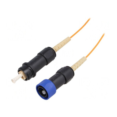 Patch cord fibră optică simplex multimod tip baionetă | Electronic-mag.ro | Componente Electronice