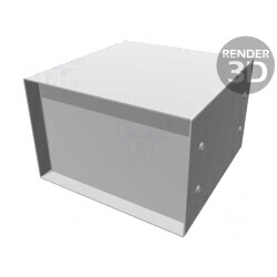 Carcasă din oțel cu panou 152x152x102 mm | Electronic-mag.ro | Componente Electronice